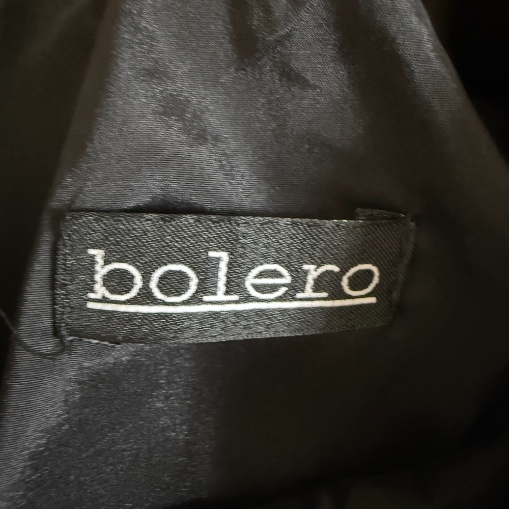 Bolero Black‎ Dress Women's  XS Sheath Midi Cocktail Evening Formal - Picture 4 of 14